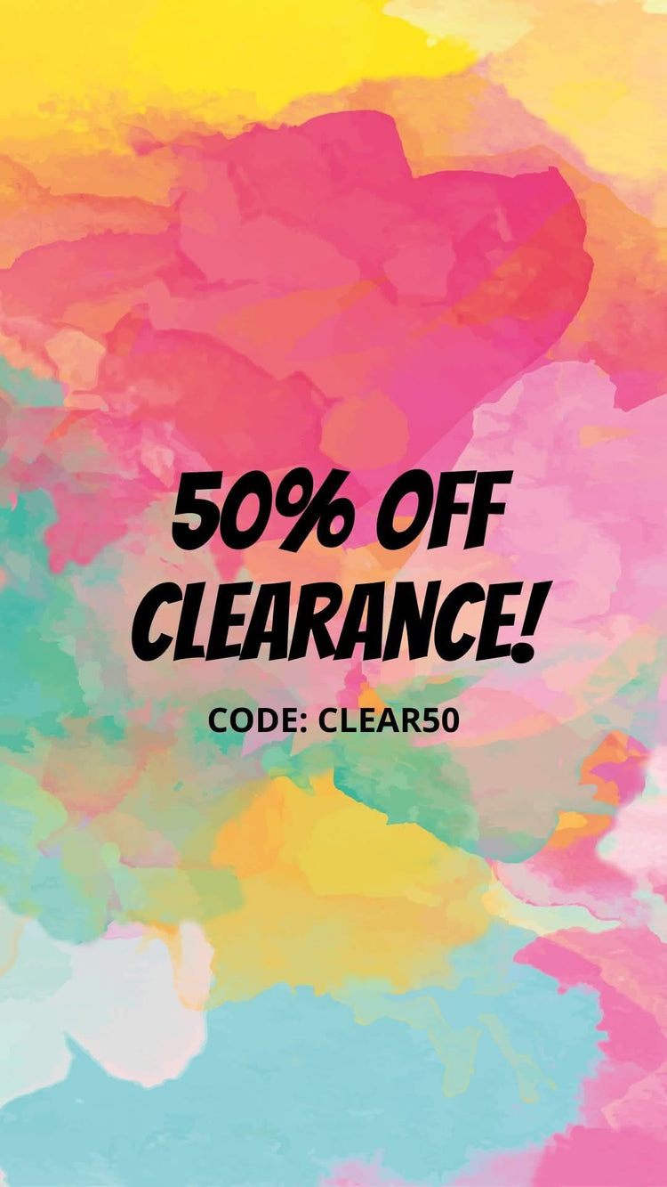 Clearance 50% OFF