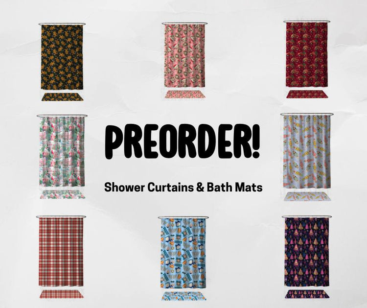 Shower Curtains - Run 360 ~ Closes 9-8
