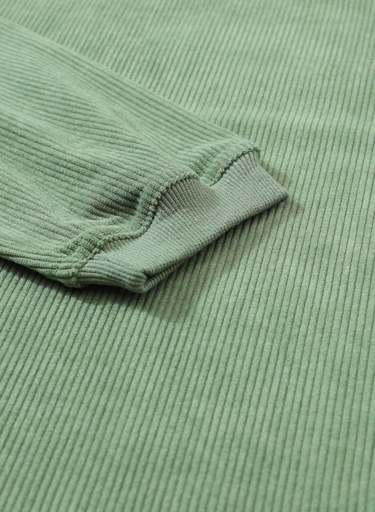 *Clearance* Price Drops in Cart! Original Corded Crewneck in Sage Green