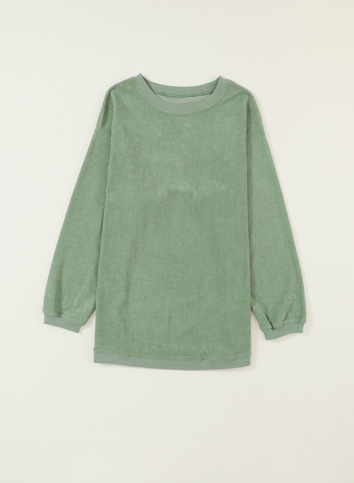 *Clearance* Price Drops in Cart! Original Corded Crewneck in Sage Green