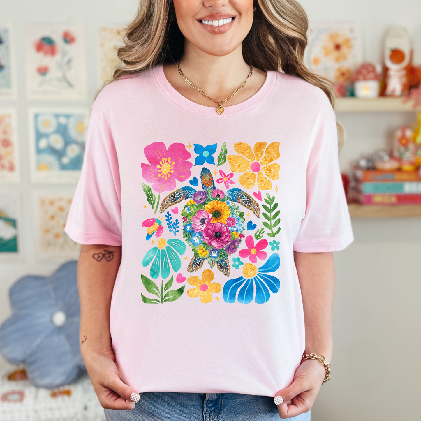 Boho Summer Turtle