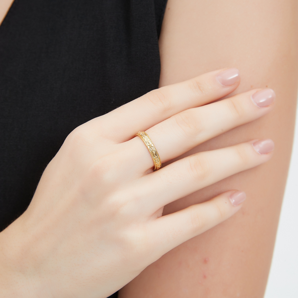 ELEGANT VERMEIL RING (ADJUSTABLE) - Alonna's Legging Land