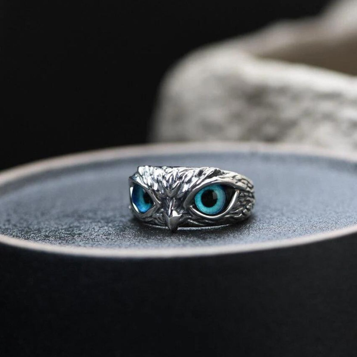 OWL EYE RING (ADJUSTABLE) - Alonna's Legging Land