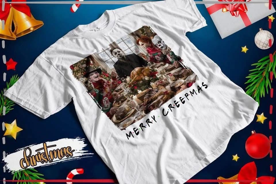 Merry creepmas dinner table Tee - Made to Order
