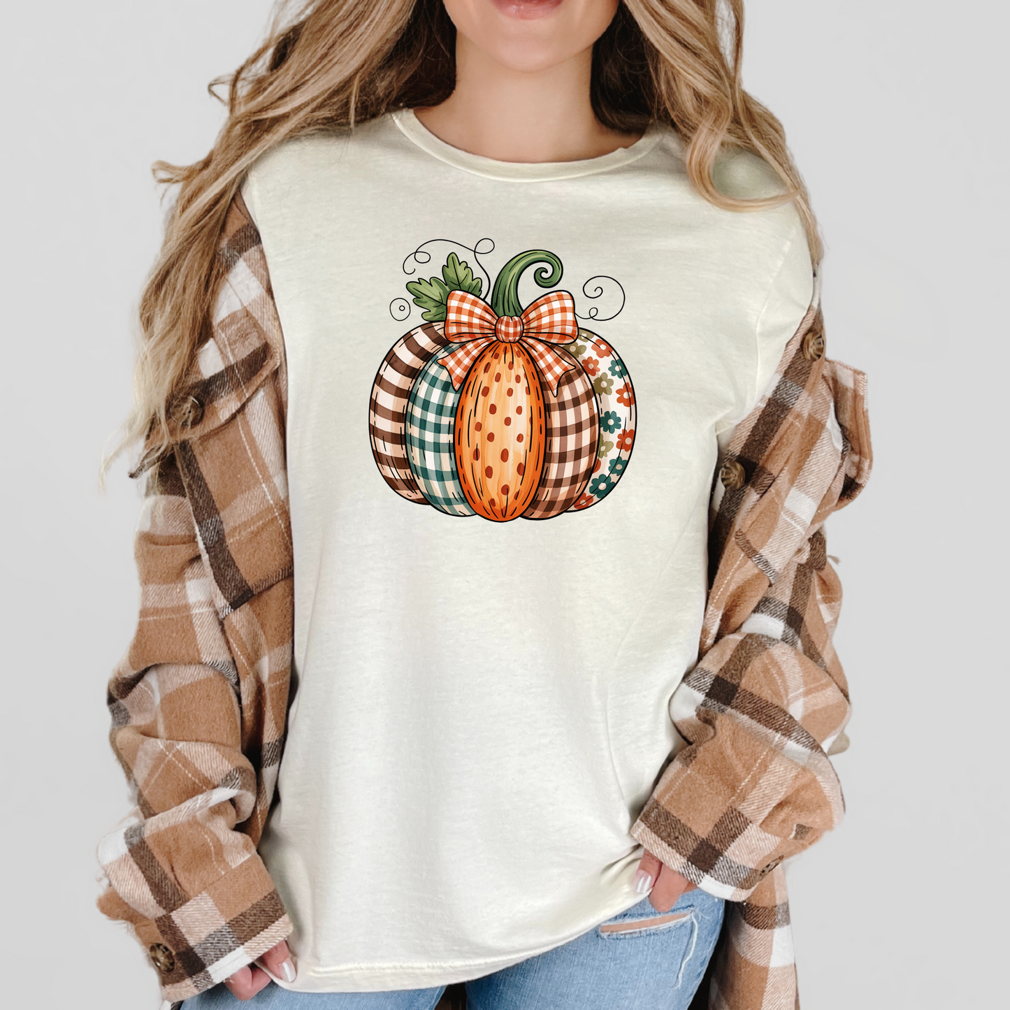 Patchwork Pumpkin Graphic Tee