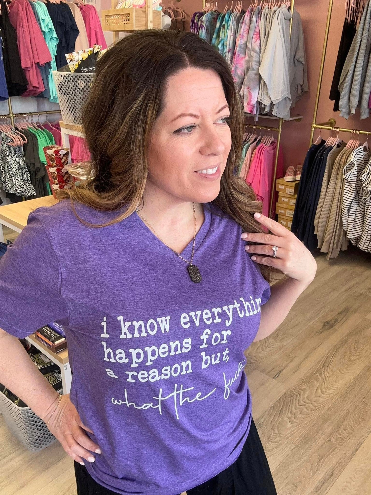Everything Happens for a Reason V-Neck