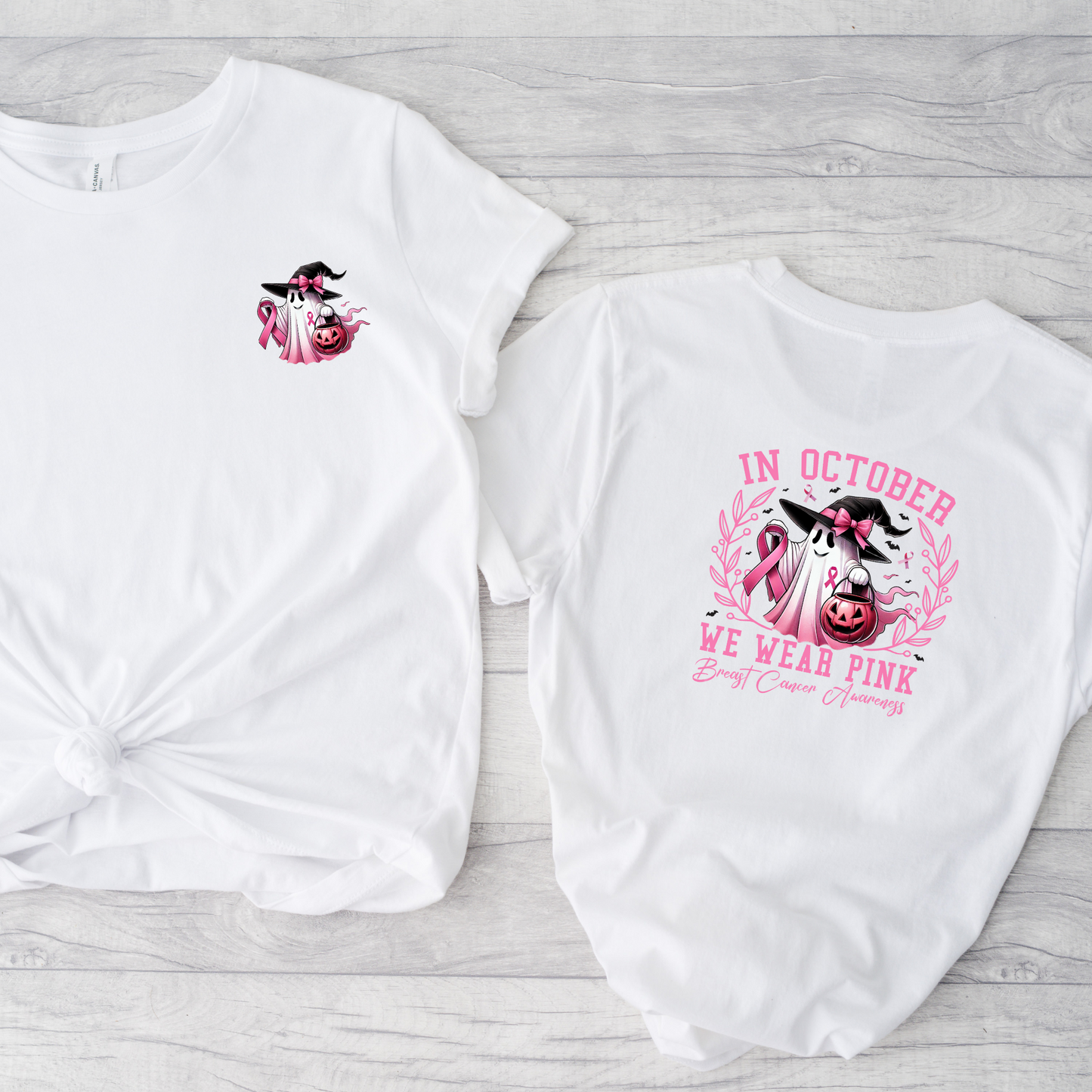 October We Wear Pink Graphic Tee