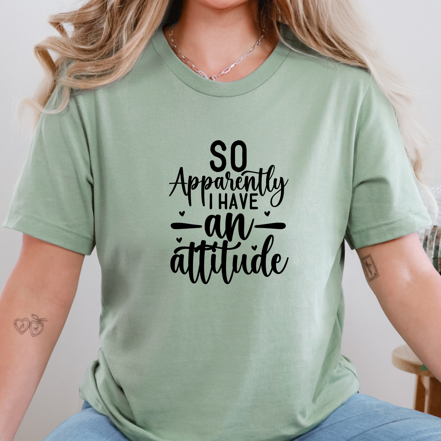 Apparently I Have an Attitude Graphic Tee - Alonna's Legging Land