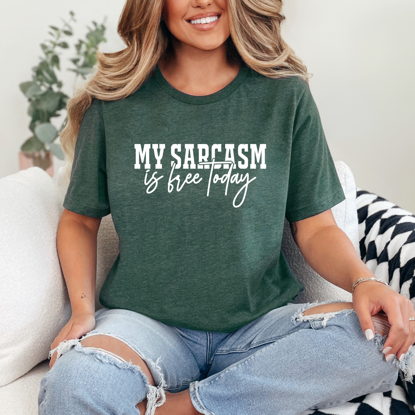 Sarcasm Free Today Graphic Tee