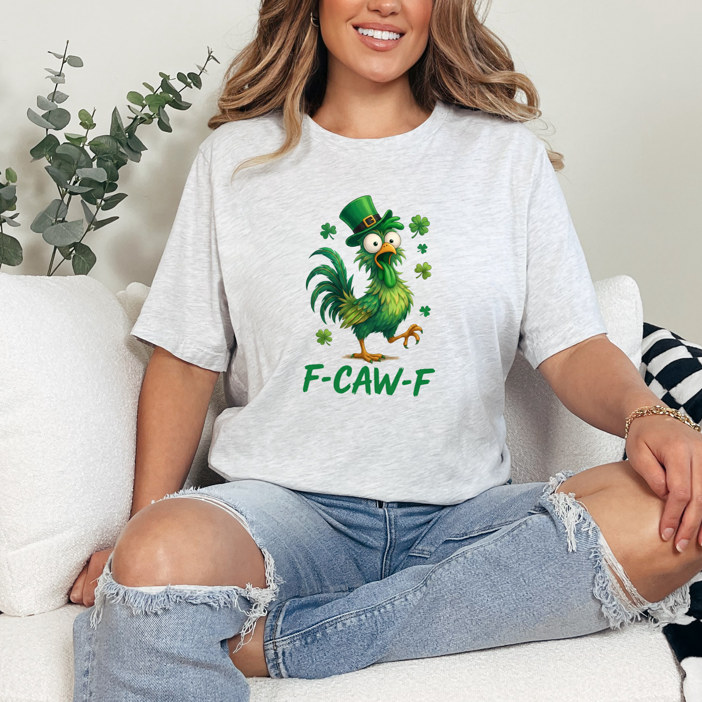 F CAW F St. Patrick's Graphic Tee - Alonna's Legging Land