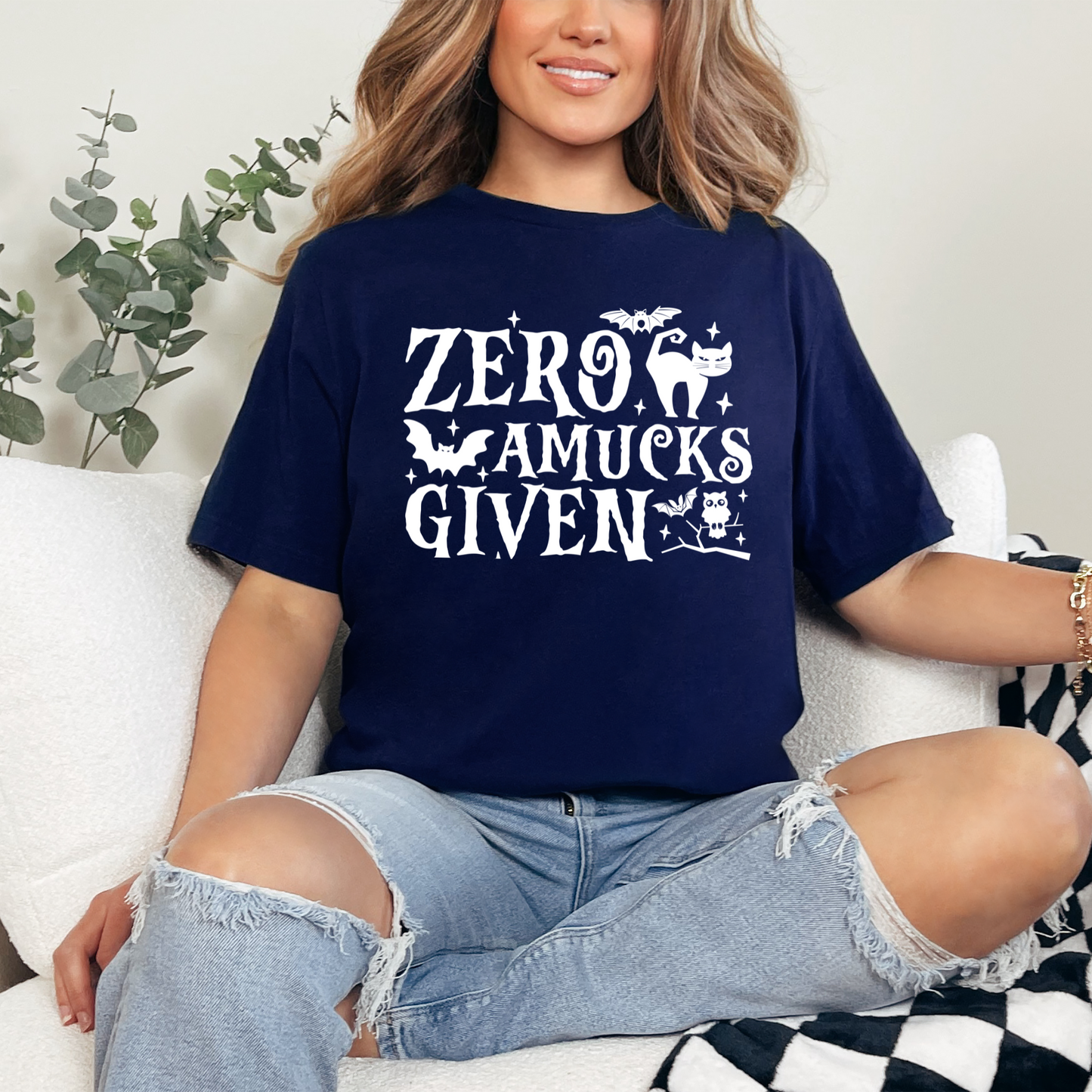 Zero Amucks Given Graphic Tee