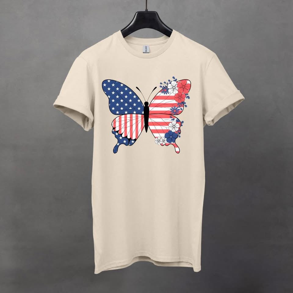 RWB🇺🇸 “USA Butterfly” Weekly Deal T-Shirt