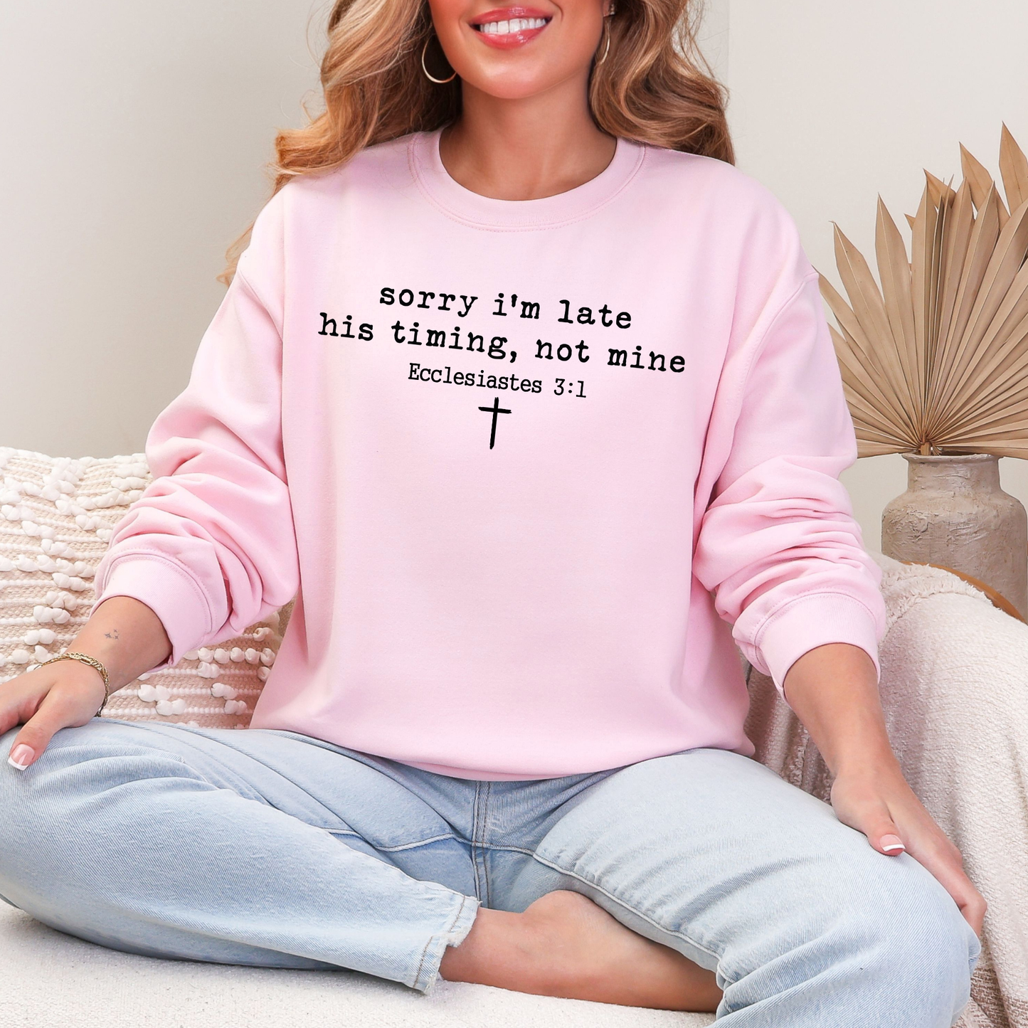 His Timing Not Mine Sweatshirt