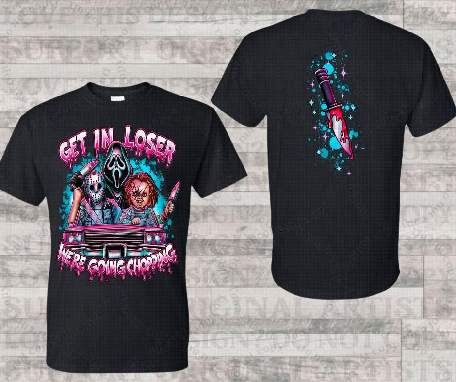 Get in Double Sided Tee- Run 304 Closing 4-30