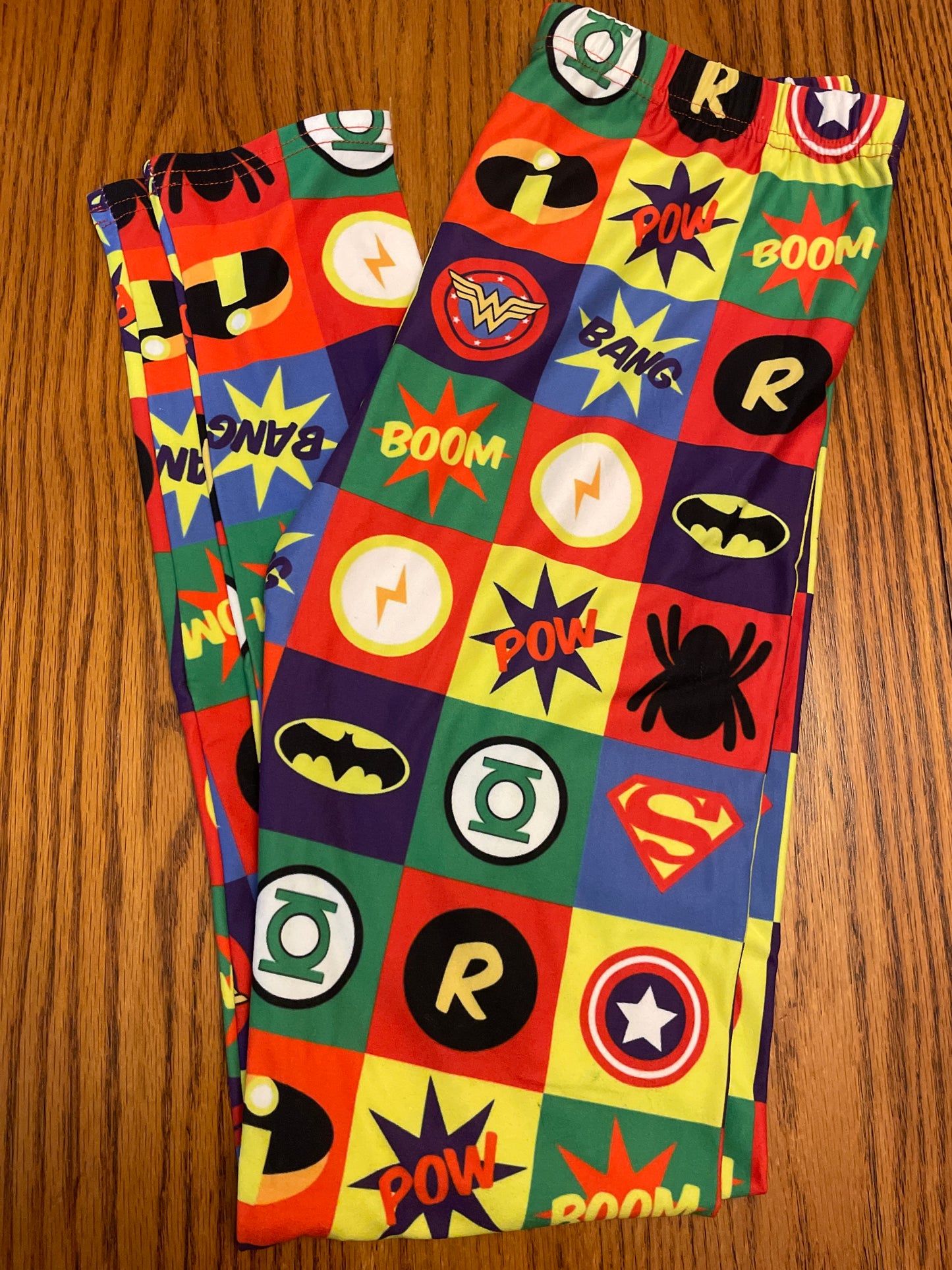 Super hero full length legging, no pocket, elastic waistband
