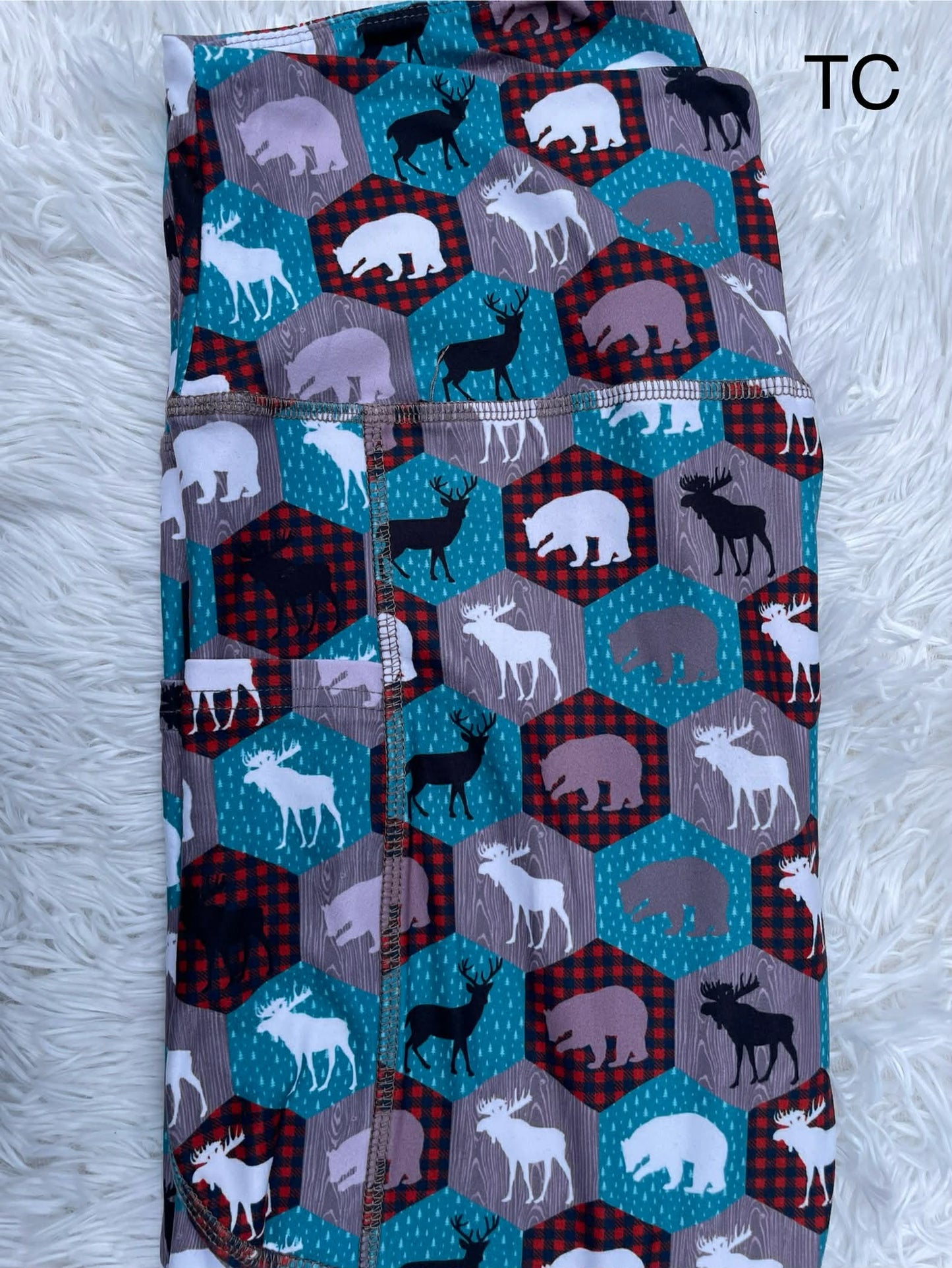 Woodland Moose TC Leggings (14-20) - CMAS