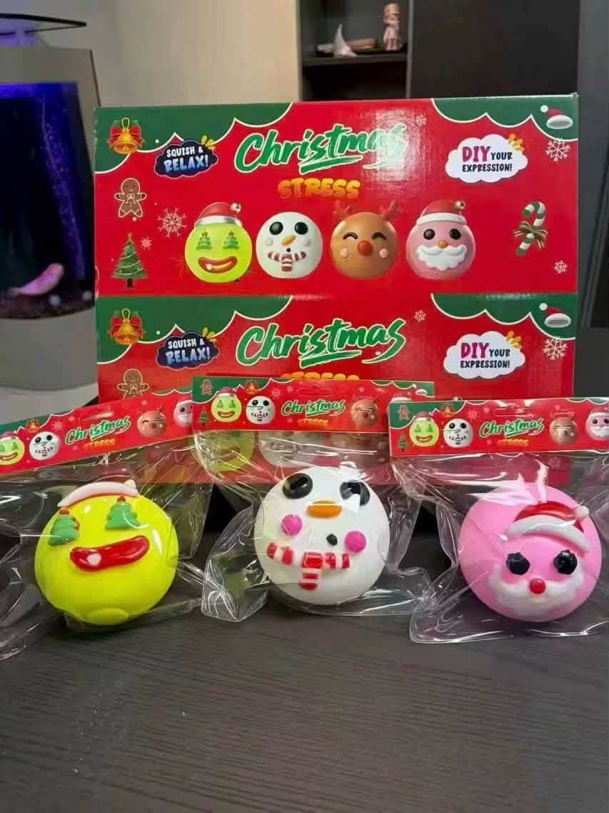 Christmas Squishie Face *PRE ORDER* ETA End Oct