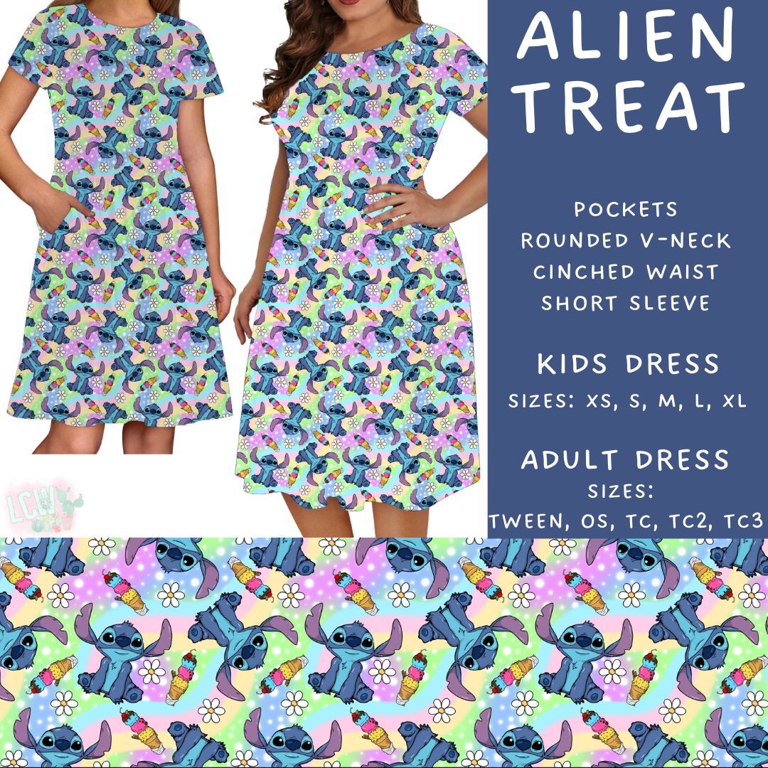 Batch #333 - Magical Summer - Closes 5/7 - ETA late June - Alien Treat Adult & Kids Dresses