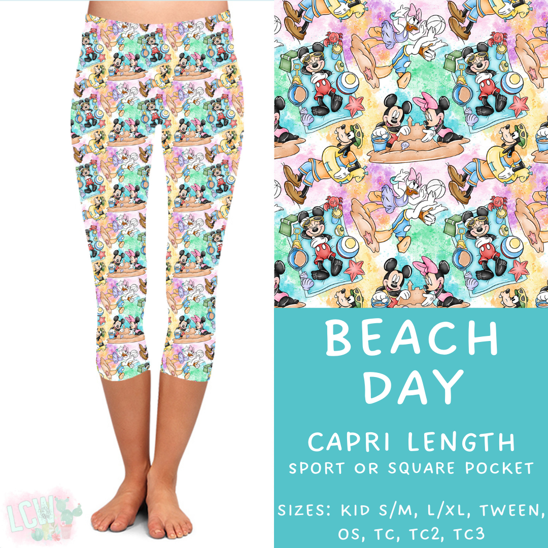 Batch #333 - Magical Summer - Closes 5/7 - ETA late June - Beach Day Full and Capri Length Leggings