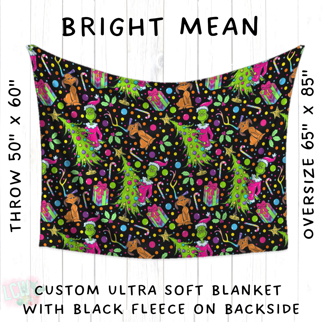 Batch #428 - Christmas Spirit - Closes 10/10 - ETA late Nov - Bright Mean Blanket