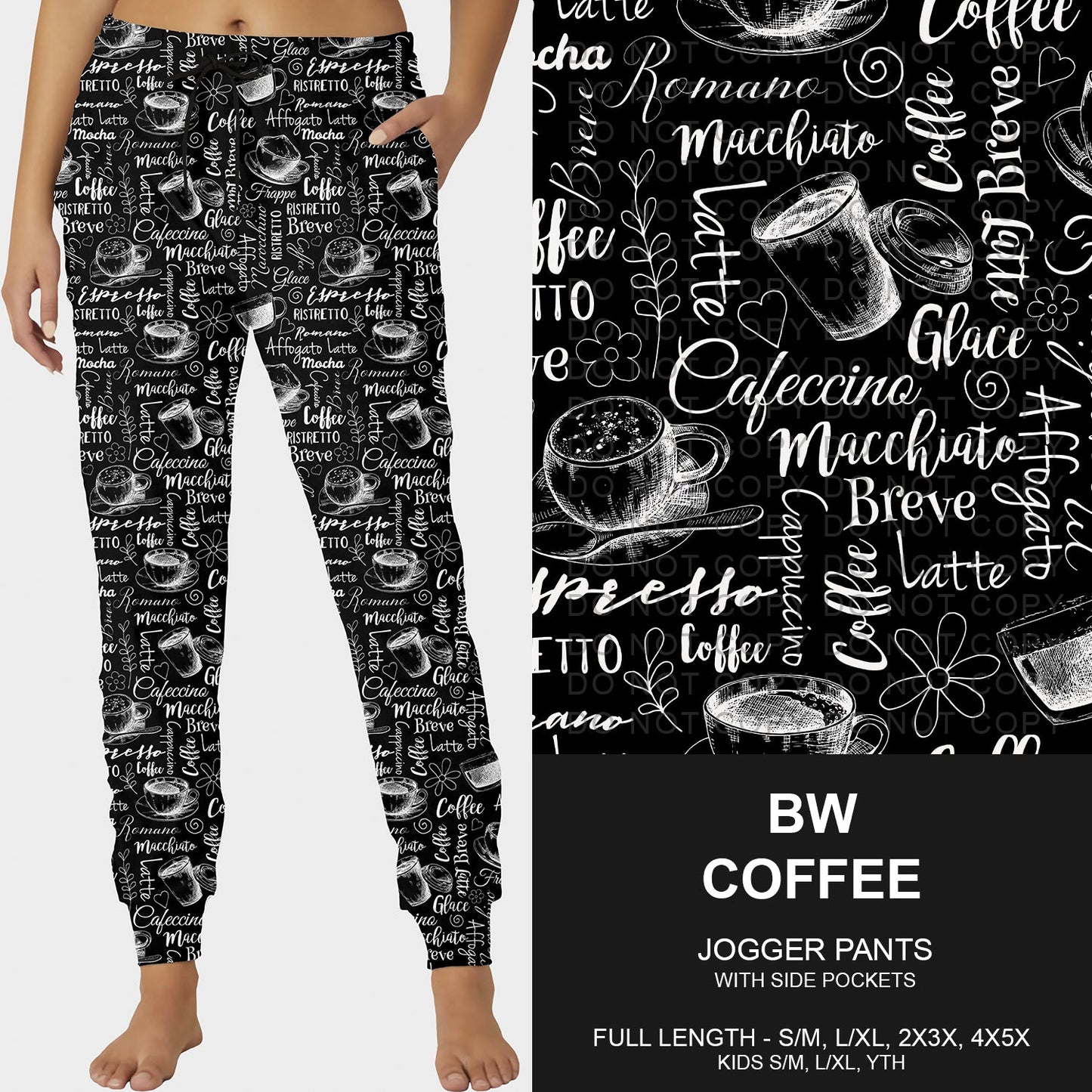 B252 - Preorder BW Coffee Joggers (Closes 9/21. ETA mid Nov.)