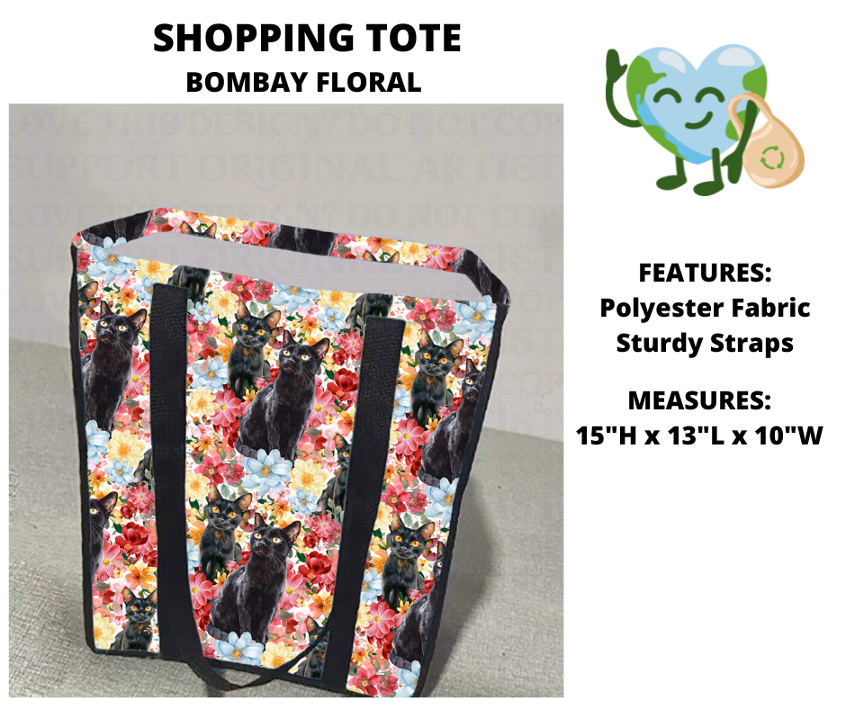 Bombay Floral Shopping Tote