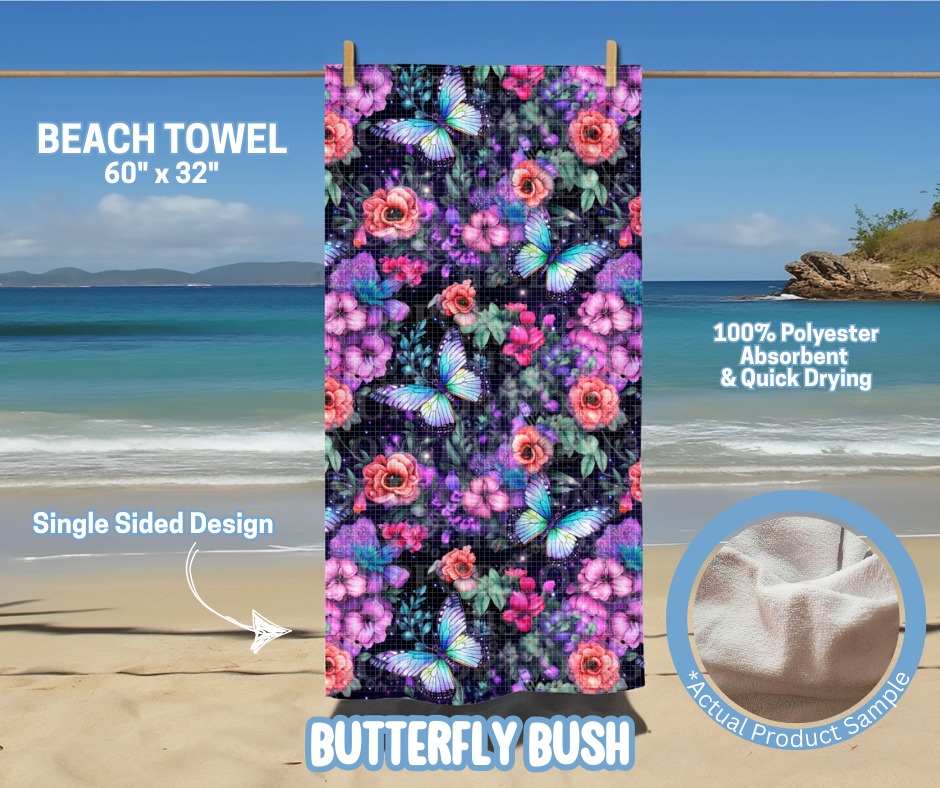 Preorder! Closes 5/15. ETA August. Butterfly Bush Towel