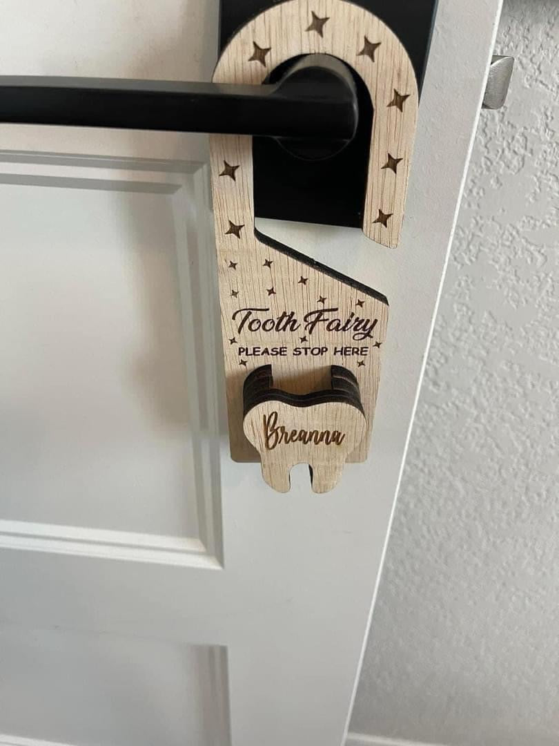 Tooth Fairy Door Hanger - Custom Made to Order