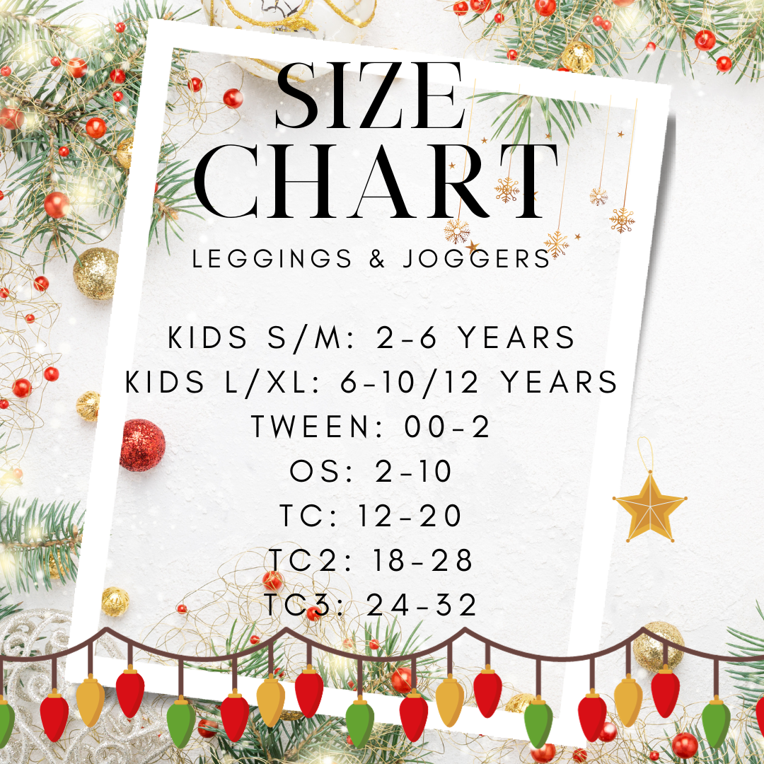 Ready To Ship - Snow Trees Leggings - Kids SM