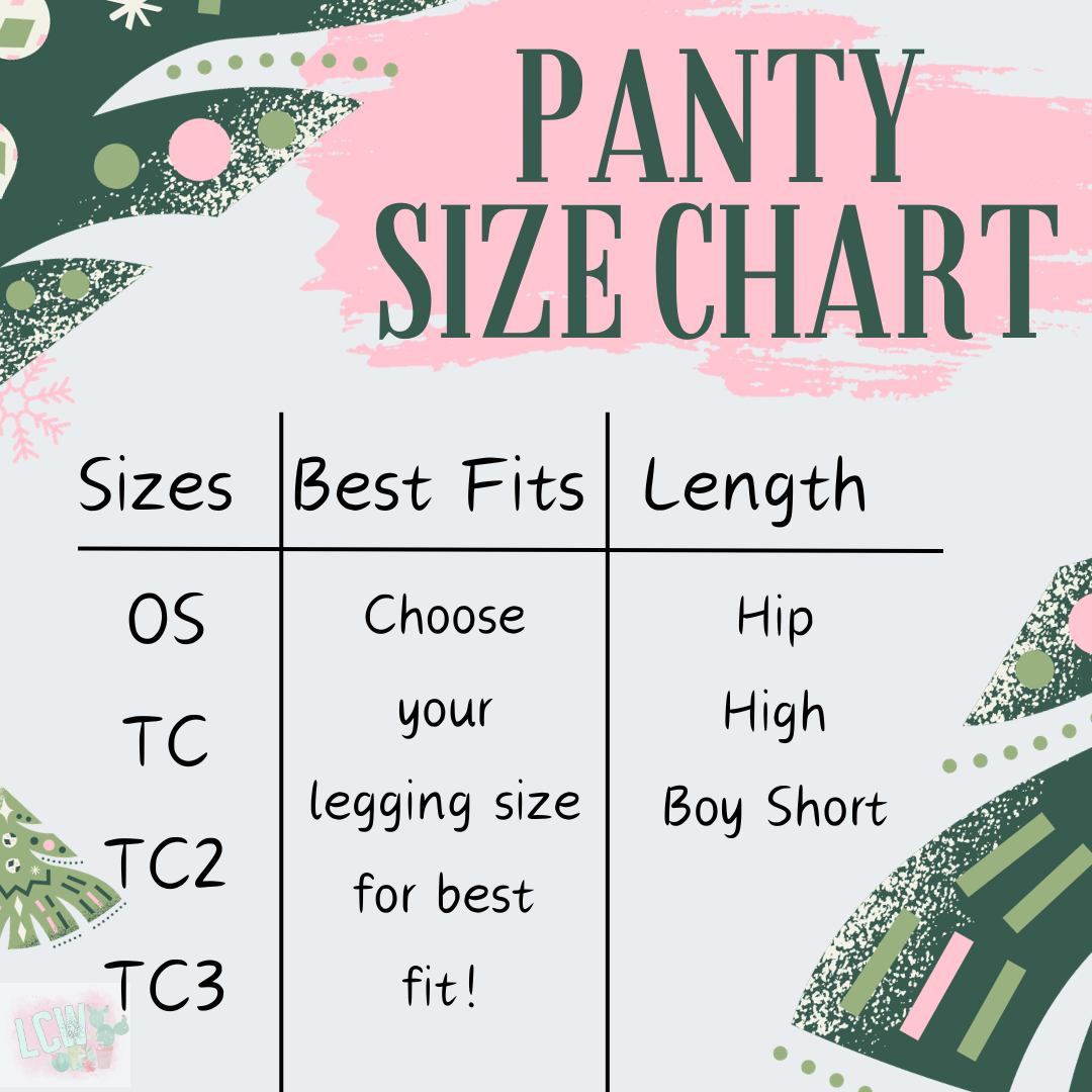 Ready To Ship - Festive Trees Women's Panty - High - TC3