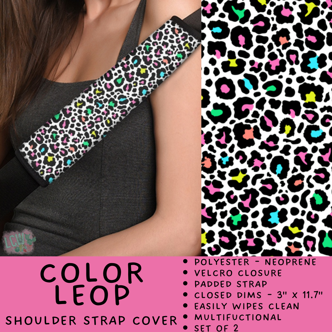 Batch #423 - Car Accessories - Closes 10/2 - ETA mid/late Nov - Color Leop Shoulder Strap Pads
