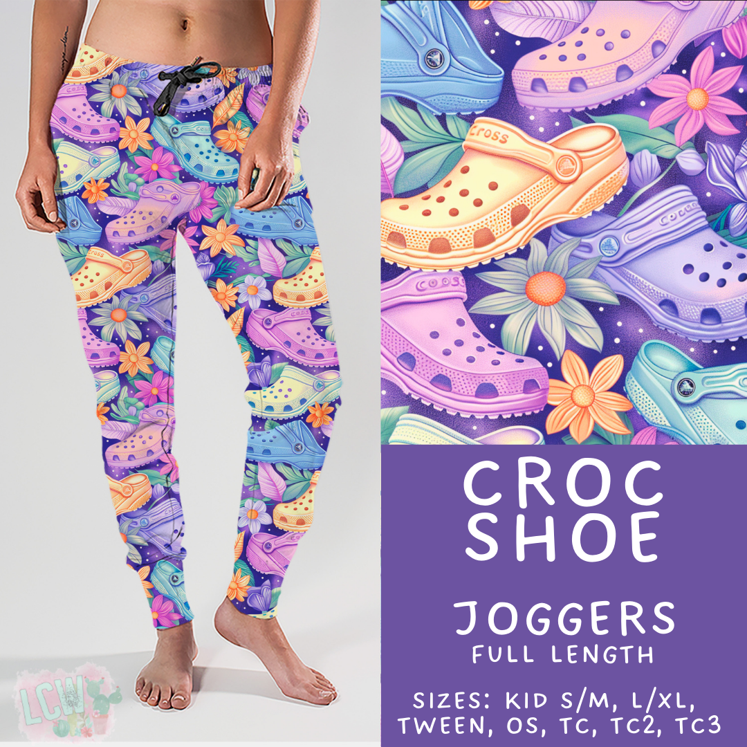 Batch #411 - July Request Run - Closes 9/11 - ETA late October - Croc Shoe Joggers