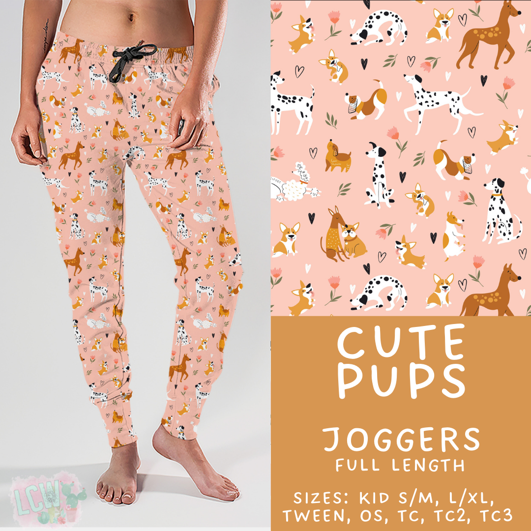 Batch #408 - Fun Run 14 - Closes 9/5 - ETA mid/late October - Cute Pups Joggers