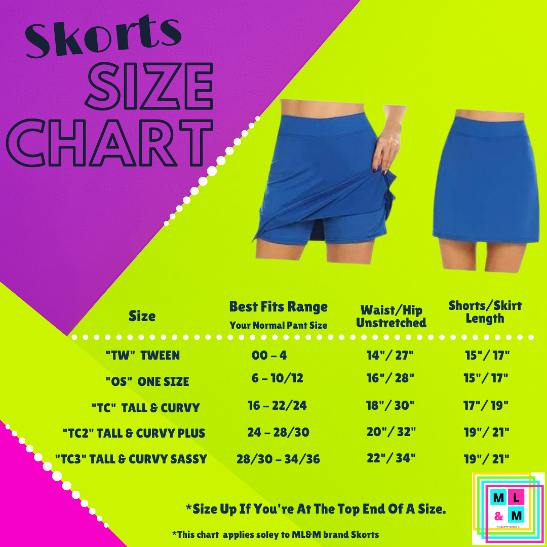 Solid Navy Skort by ML&M - Alonna's Legging Land