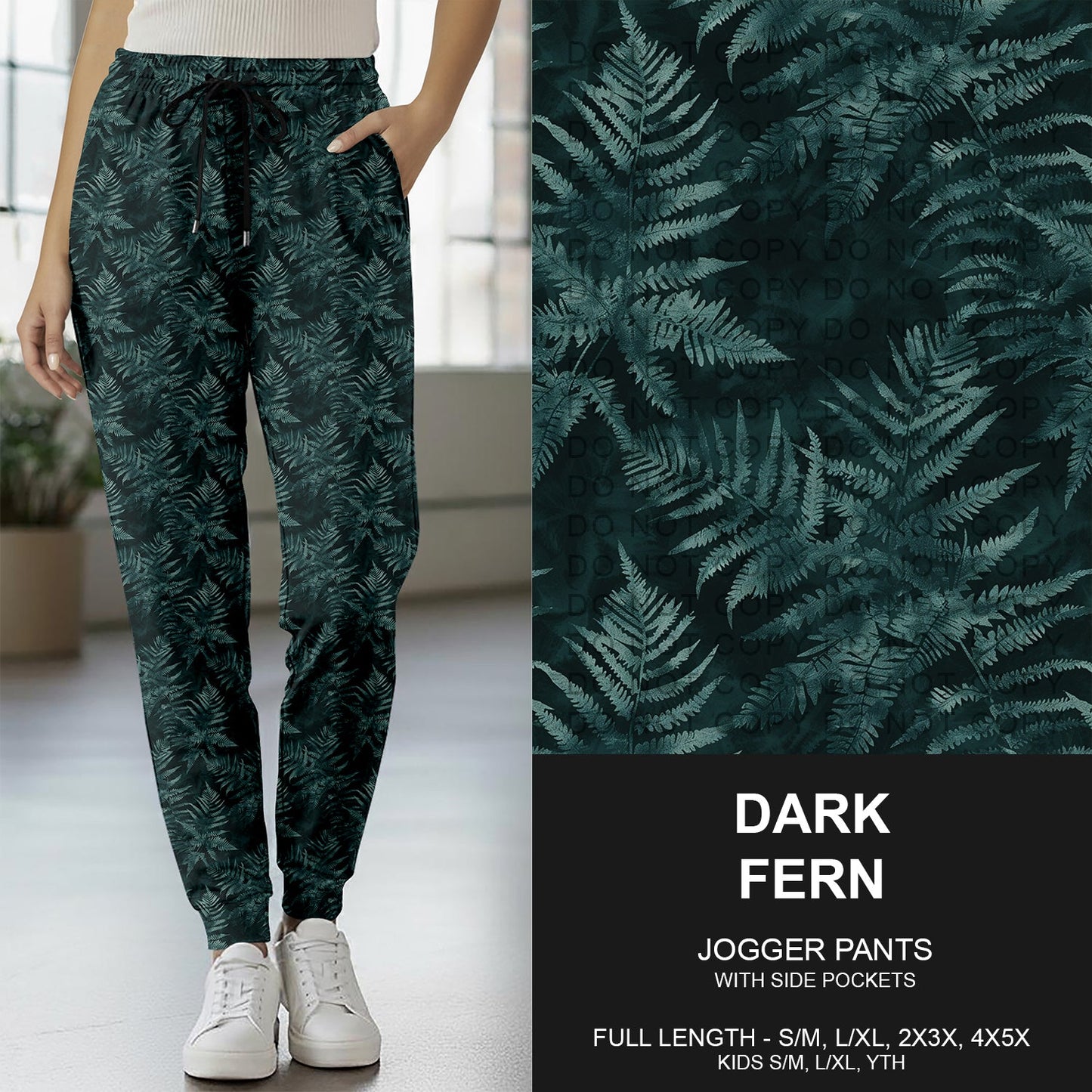 B262 - Preorder Dark Fern Joggers (Closes 11/23. ETA late Jan.)