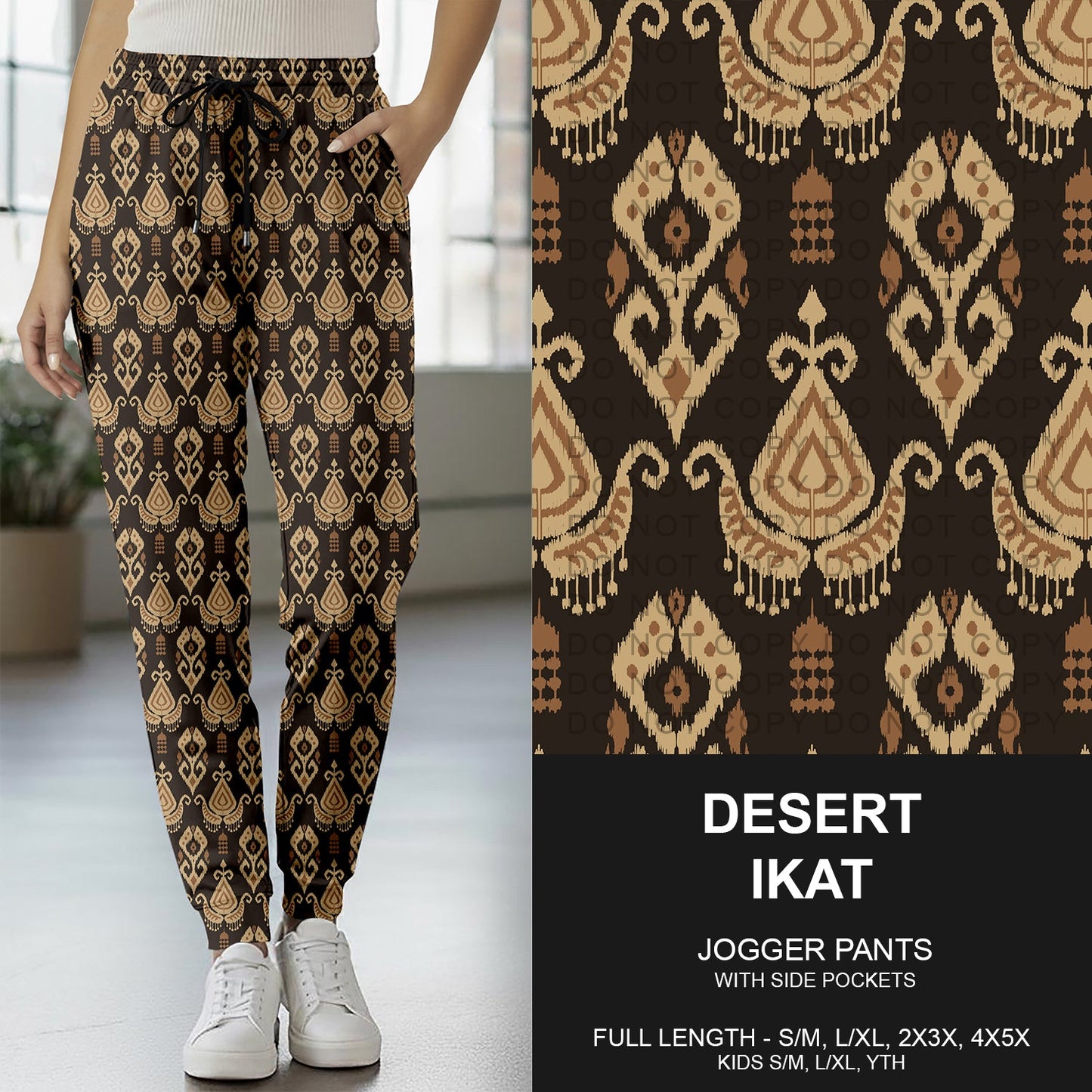 B261 - Preorder Desert Ikat Joggers (Closes 11/16. ETA late Jan.)