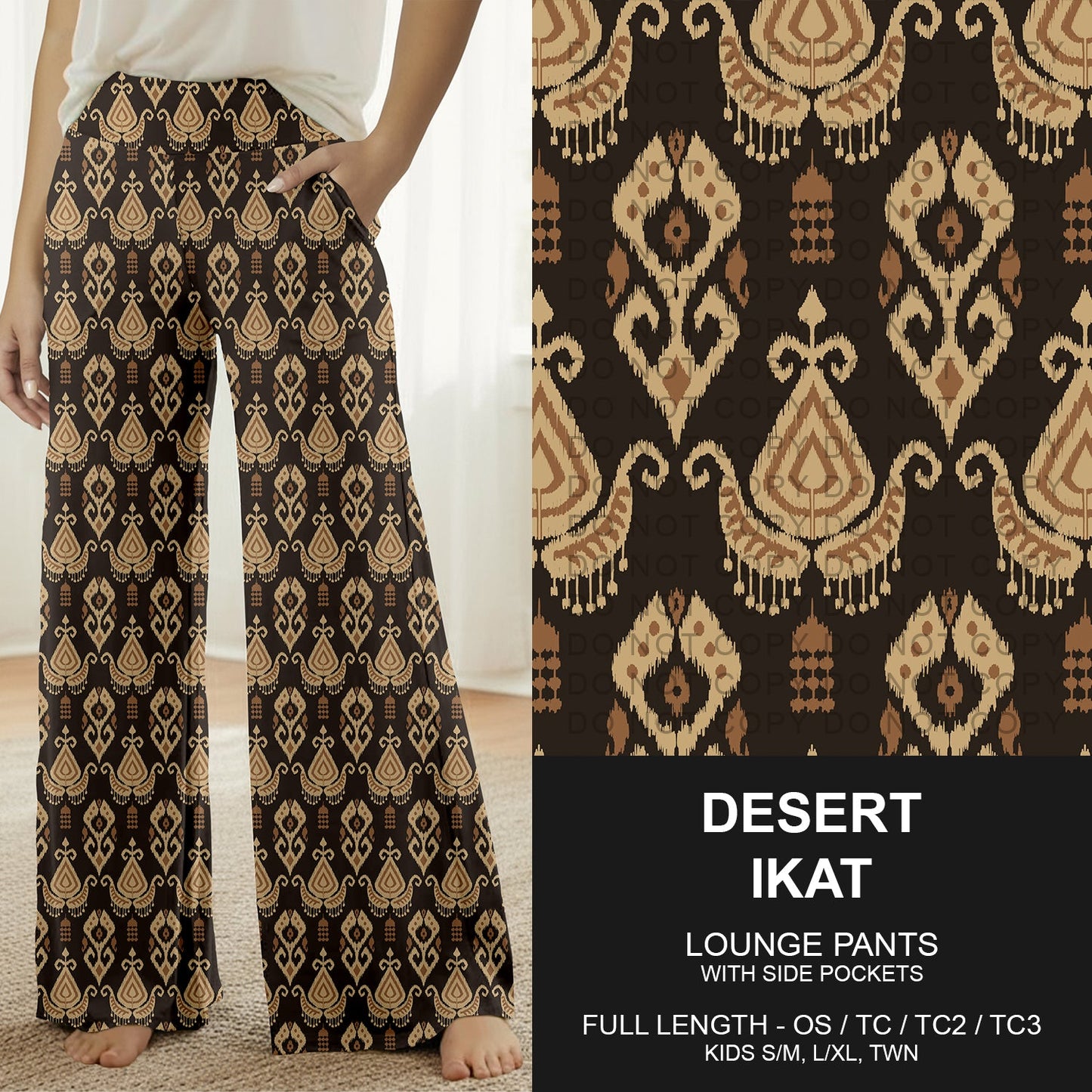 B261 - Preorder Desert Ikat Lounge Pants (Closes 11/16. ETA late Jan.)