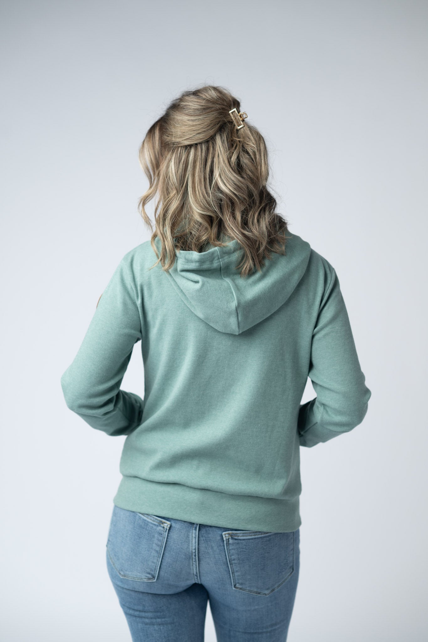 IN STOCK Fullzip Hoodie - Sage - Alonna's Legging Land