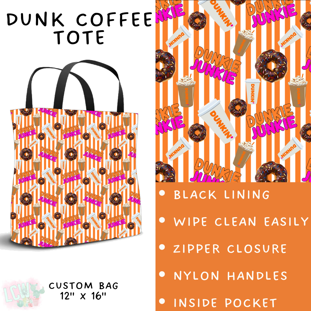 Batch #468 - Fun Run 18 - Closes 12/26 - ETA late Feb - Dunk Coffee Tote