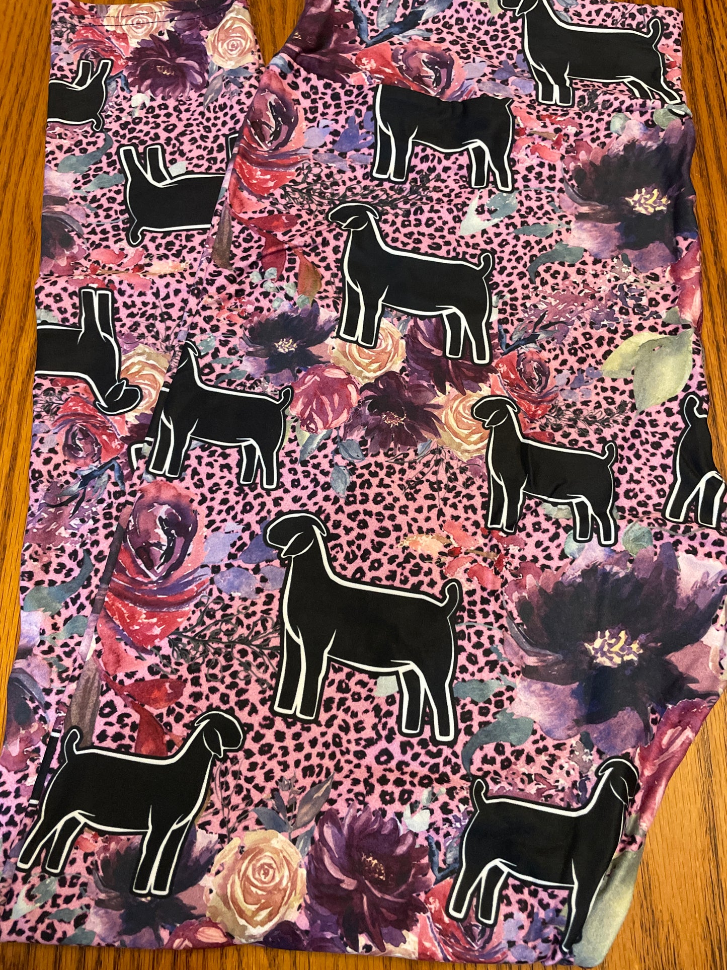 Goat floral full length leggings. No pockets size TC.