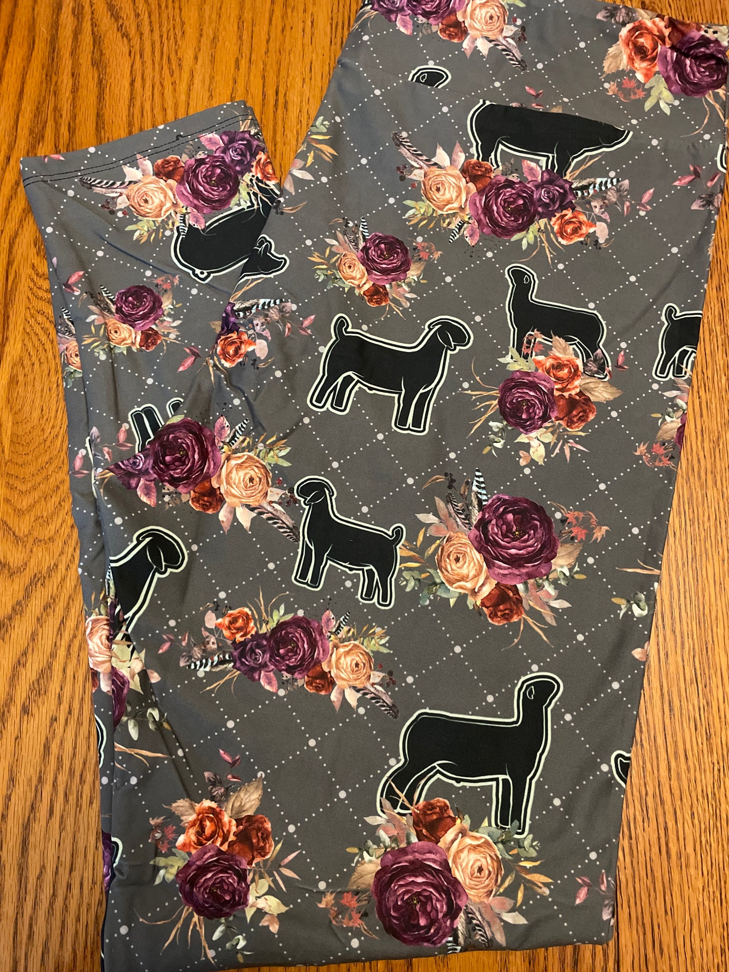Farm life floral silhouette TC2 full length