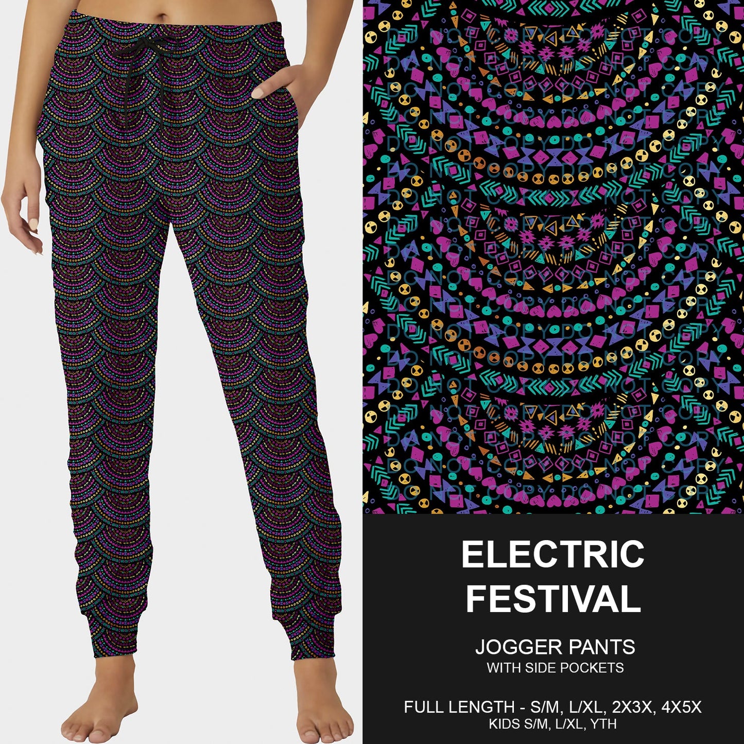 B257 - Preorder Electric Festival Joggers (Closes 10/26. ETA late Dec.)