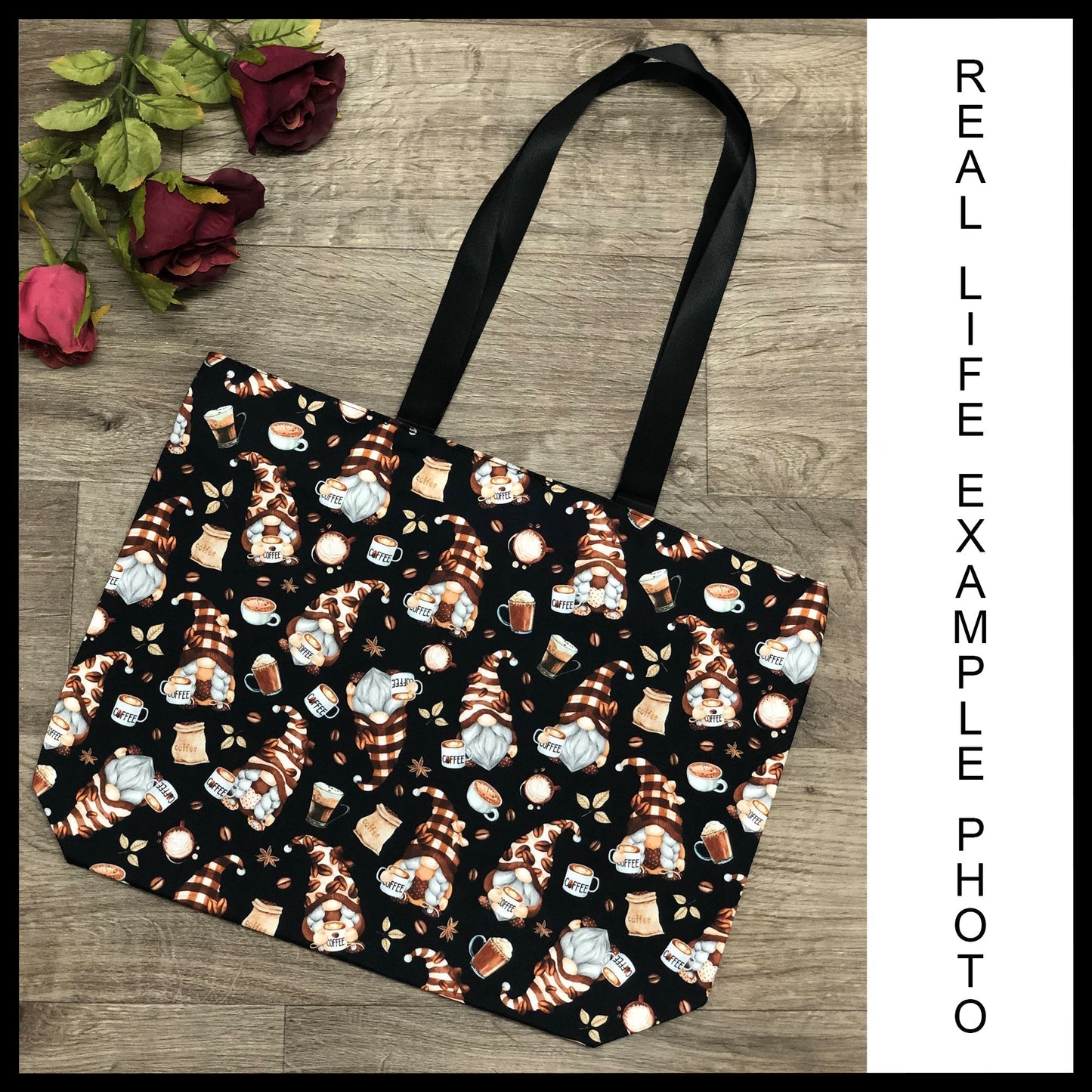 RTS - Watercolor Leaves Tote Bag