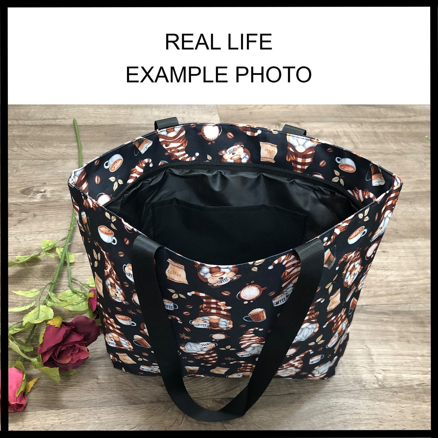 RTS - Watercolor Leaves Tote Bag