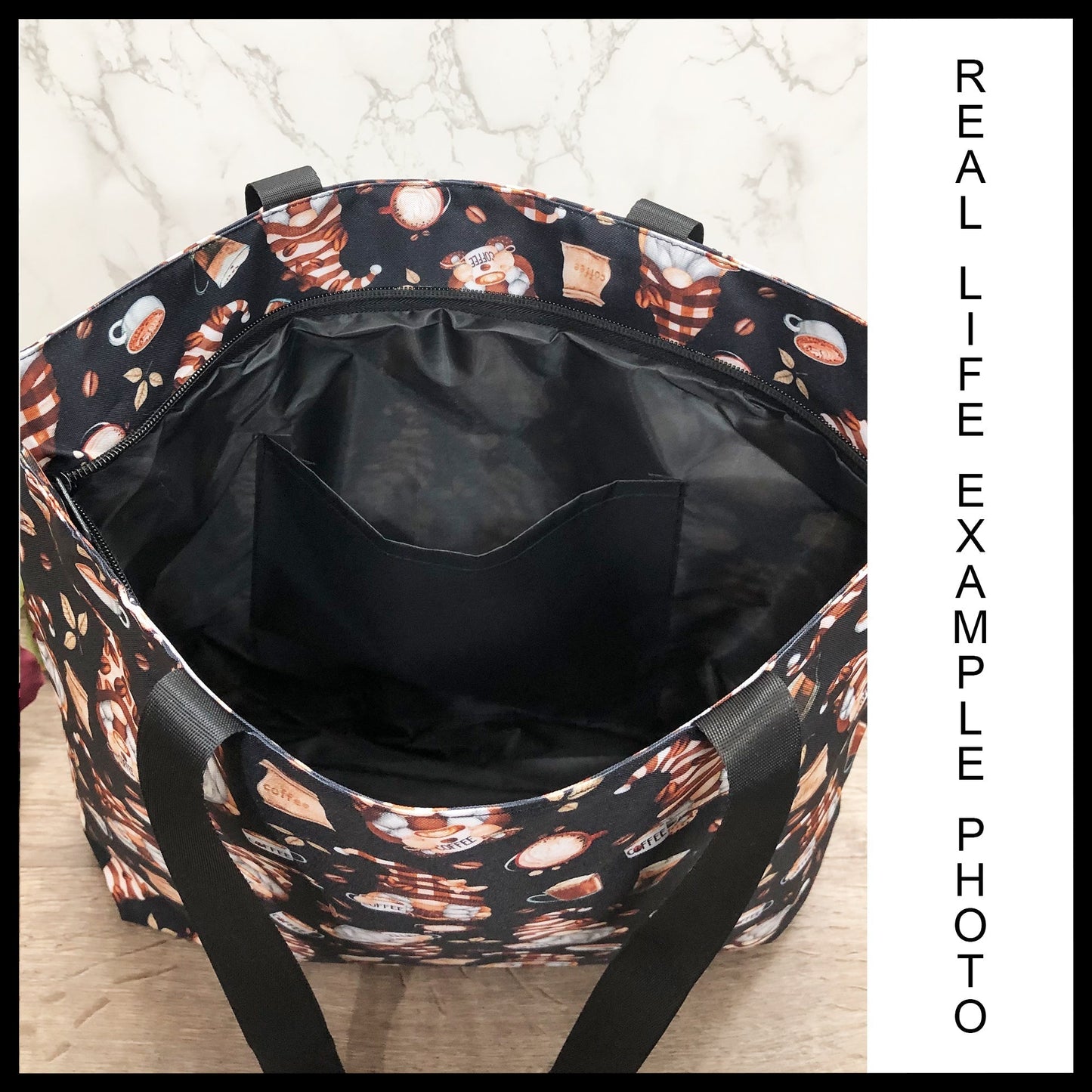 RTS - Watercolor Leaves Tote Bag