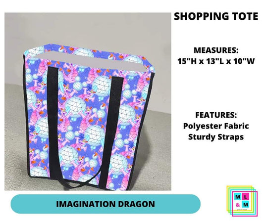 Imagination Dragon Shopping Tote - Alonna's Legging Land