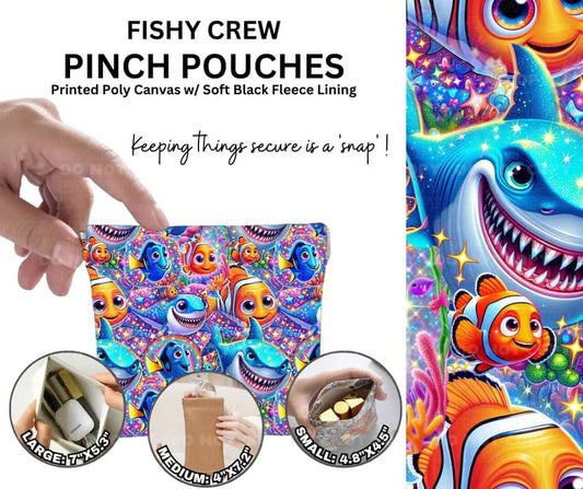 Fishy Crew Pinch Pouches - Alonna's Legging Land