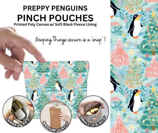 Preppy Penguins Pinch Pouches - Alonna's Legging Land