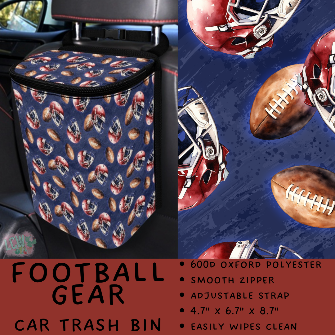 Batch #423 - Car Accessories - Closes 10/2 - ETA mid/late Nov - Football Gear Car Trash Bin