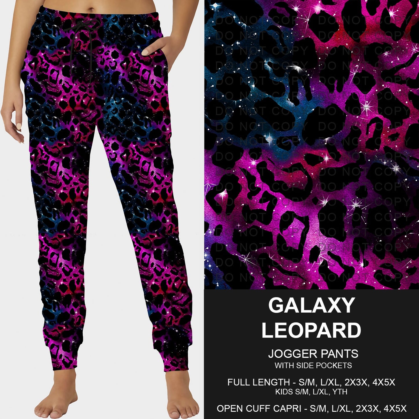 B227- Preorder Galaxy Leopard Joggers (Closes 5/04. ETA: mid July)
